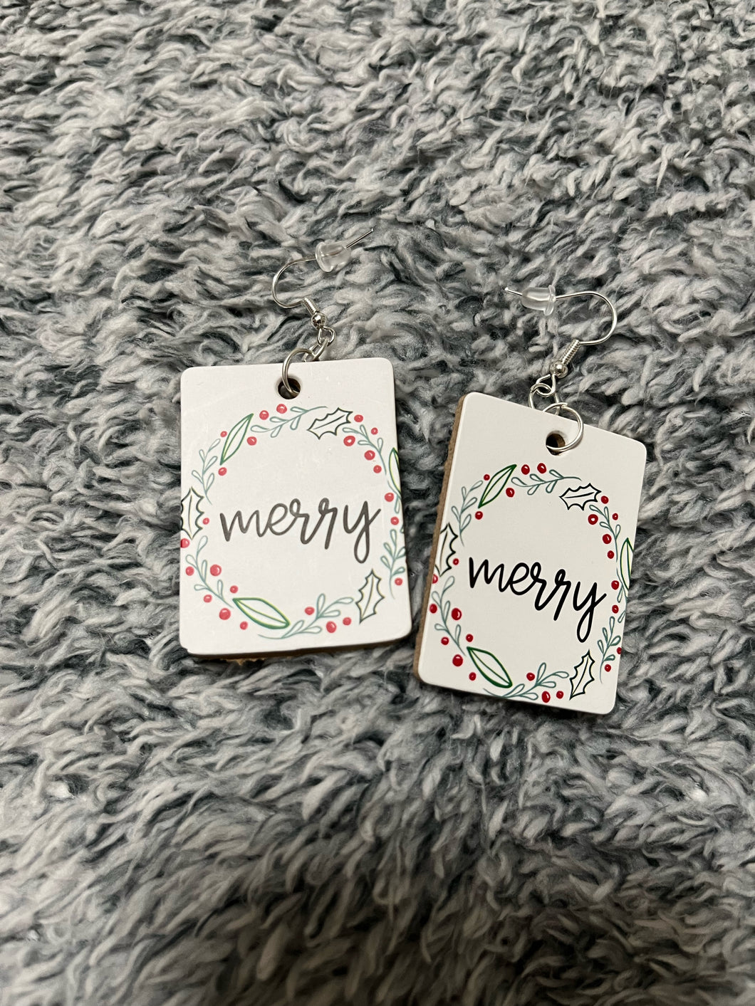 Merry earrings.